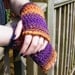 Striped Fingerless Gloves Multicoloured Fall Fashion Sale