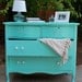 Tiffany Blue Antique Dresser