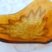 SOLD TO Norseknitter Amber Murano Art Glass Bowl Candy Dish Ashtray