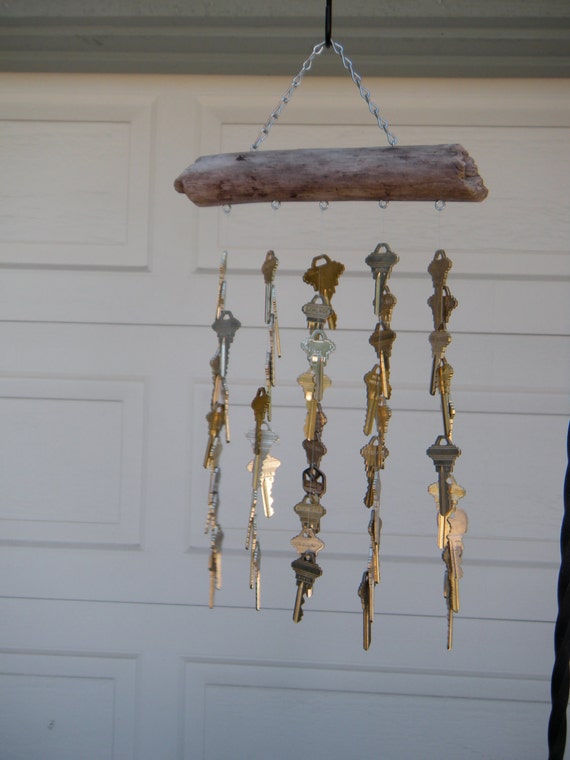 Key wind chime by aprilleialoha on Etsy