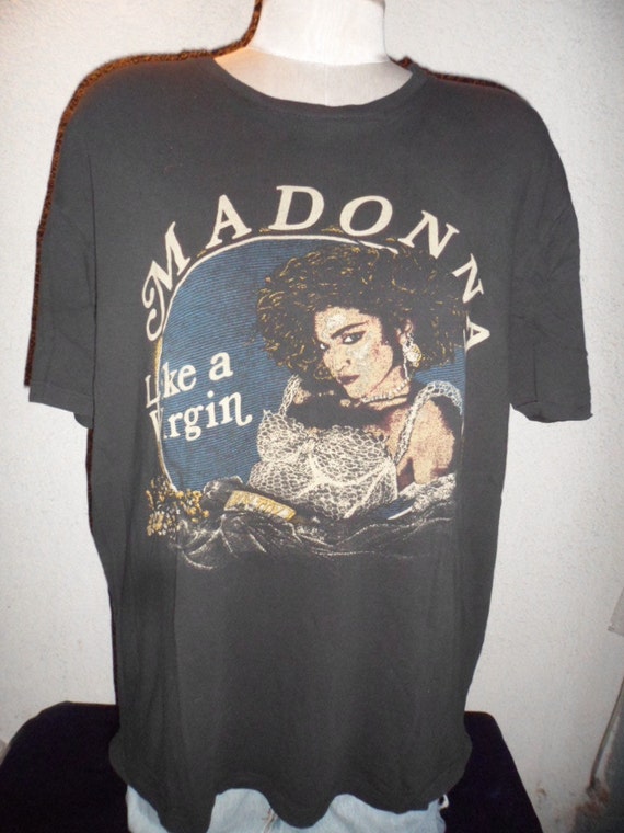 madonna like a virgin tour shirt
