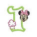 Minnie Mouse, Minnie Birthday, Minnie Applique Design, Minnie Ears, ,Minnie Number, Minnie Cupcake, Applique Design (C14)