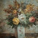 RESERVED FOR PAMELA , A Large Oil Painting of Two Beautiful Bouquets, Oil on Canvas Artwork by The Artist T. Denver