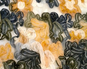 Ribbon Floral Appliques