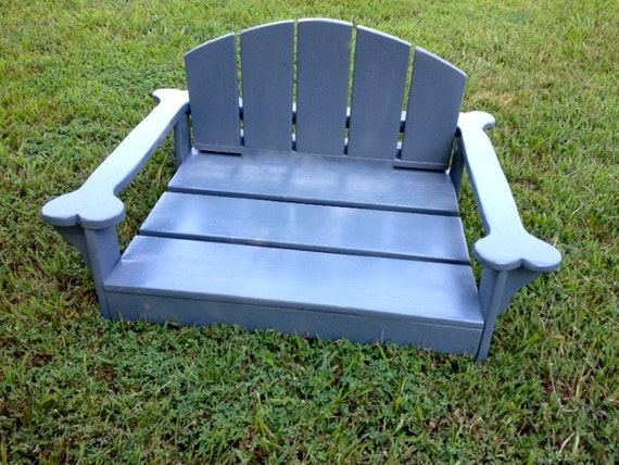 Adirondack Pet Bed/Chair for your Dog/Cat by BigCreekMercantile