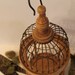 vintage wooden domed bird cage--shabby chic--country living--cottage chic