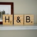 GIANT- Scrabble style wood wall art - choose your own letters