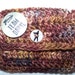 Crocheted Team Daryl travel Tea keeper wallet with pin back button