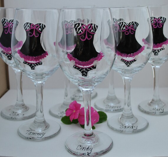 Bachelorette Glasses Bachelorette Party Wedding by TheToastHostess