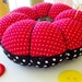 Pincushion - Flower Pincushion - Round Pincushion