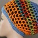 Crochet Mesh Tam-Rainbow Sherbet
