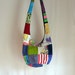 Patchwork Hobo Bag, Upcycled, T-shirt, Patterned, Sling Bag, Hippie Purse