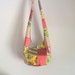 End of summer sale - Patchwork Hobo Bag, Boho Bag, Stripes, Paisley, Floral, Pink, Yellow, Green, Hippie Purse, Crossbody Bag