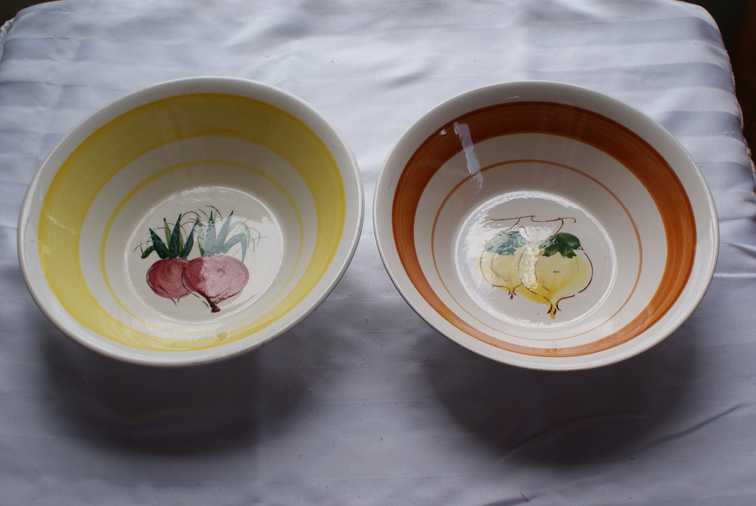 Vintage StyleCraft Ironstone Oven Proof Serving Bowls