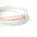 Pastel Stretch Bracelet: Multistrand Seed Bead Bracelet, Beaded Jewelry UK