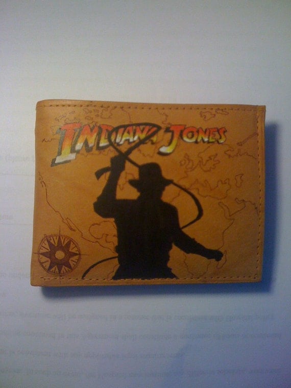 Items similar to New Indiana Jones Genuine Leather Wallet on Etsy