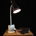 Upcycled Desk Lamp with Outlet for Phone Charging