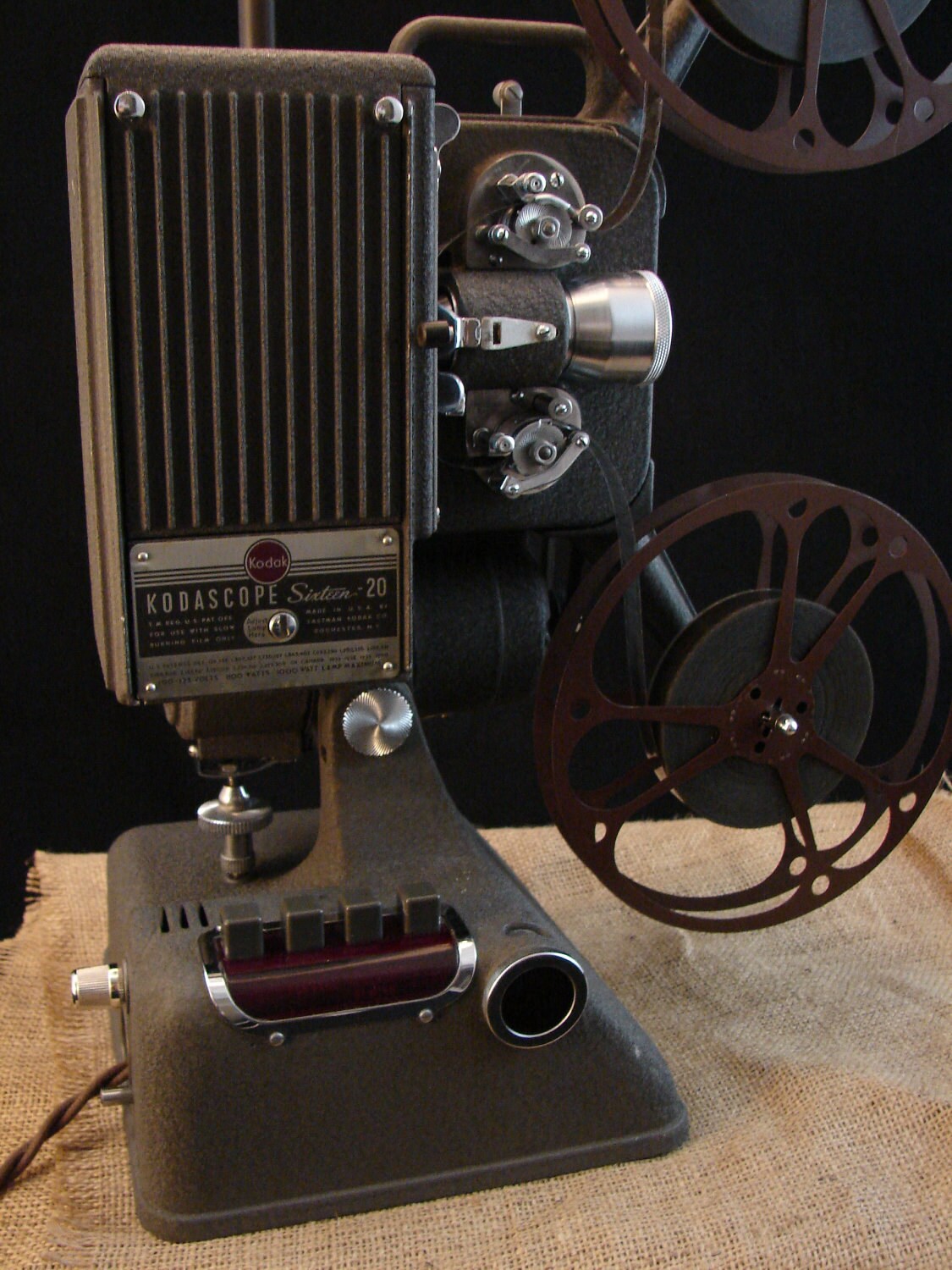 Upcycled Kodak 16mm Projector Lamp