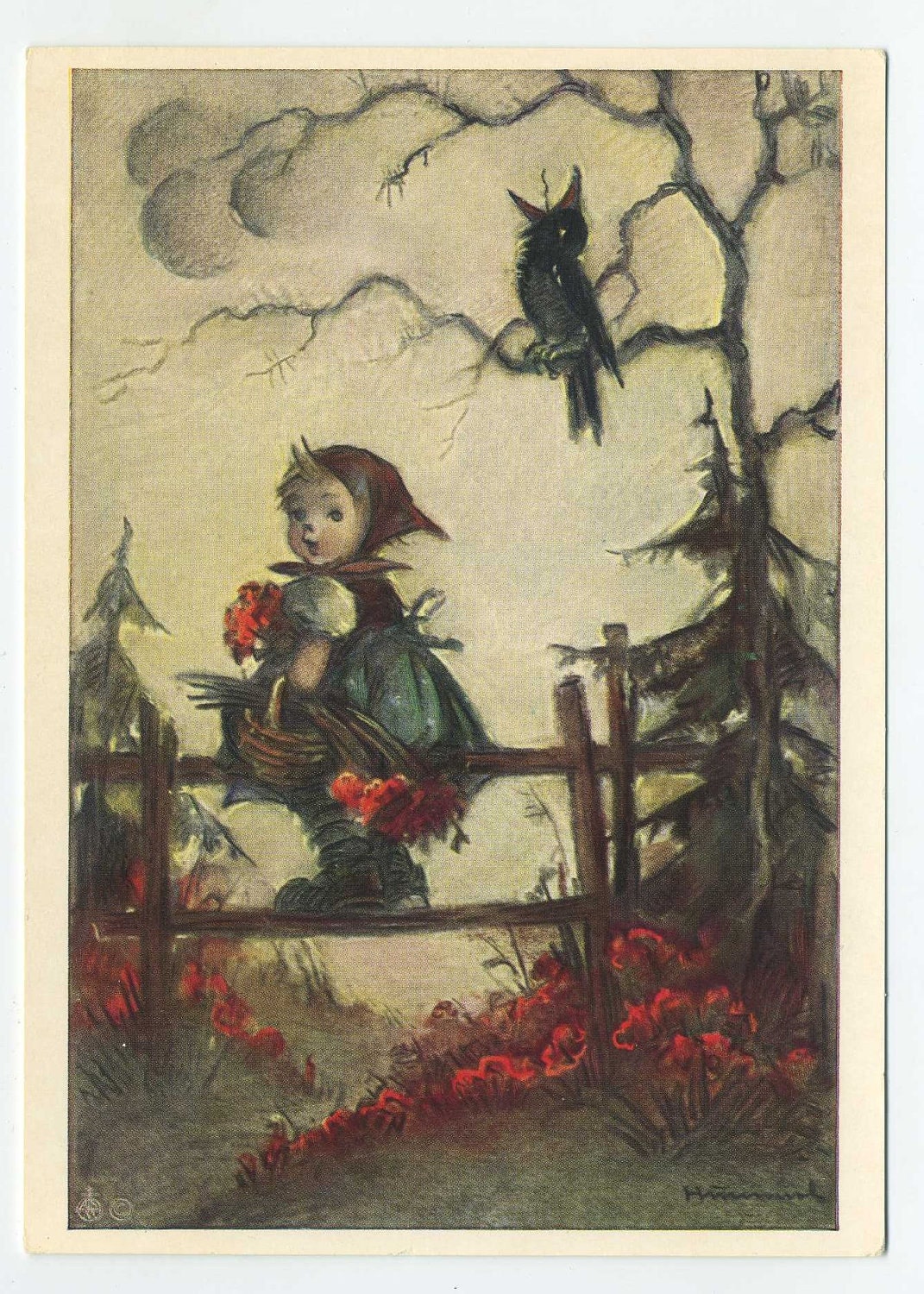 Vintage Hummel Postcard Nr. 5327