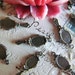 Hand Mirror Charms Antique Bronze 27x10mm 10 pcs - Ships Immediately from California - BC223