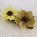 NEW 2012 Sassy Flowers in Butternut - Soft Yellow and Green Felt Flowers - Prima - 558574