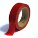 Japanese Washi Tape - Red (solid) - 15mm x 10m - TP67