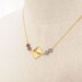 Everyday Necklace : Brass and copper squares