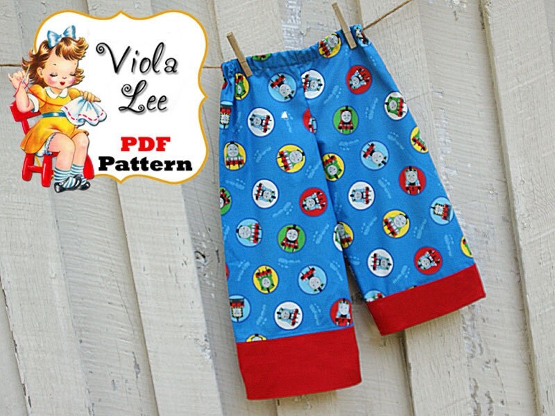 Trevor... Boy's Pants Pattern Toddler Pants Pattern PDF