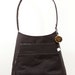 Black Canvas Bucket Bag