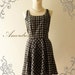 SALE TODAY Amor Vintage Inspired 1950's Inspired Flare Skirt Retro Classy Dress -Fit XS-S -