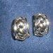 Vintage GOLD and SILVER Pierced EARRINGS