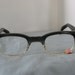 Vintage SRO Two Tone Horn Rimmed Eyeglass Frames 42mm 30mm New Old Stock Eyewear