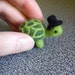 Needle felted miniature turtle