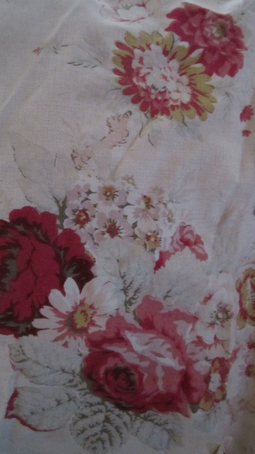 Shabby chic chair cover Roses