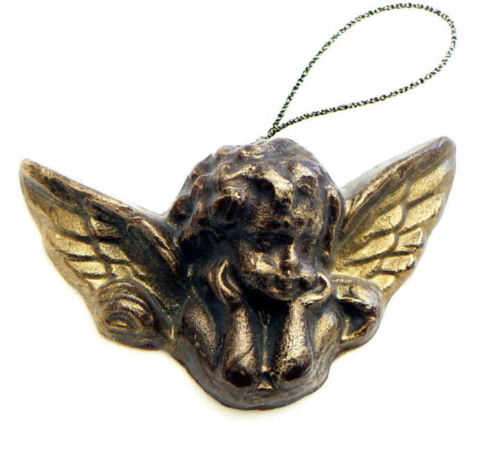 Handmade Artisanal Beeswax Ornament - Small VICTORIAN CHERUB