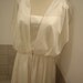 vtge 60s sheer prom wedding RARE ivory off white Grecian goddess dress SZ 8 10