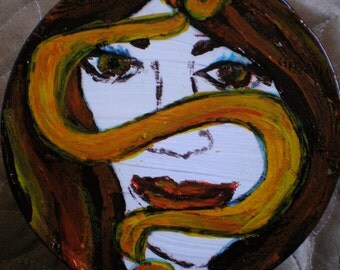 Pandora's Riddle Box (Handpainted jewelry box)