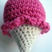 Pink Ice Cream, Dog toy, Cream base, Jingle