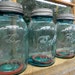 vintage Mason Jar with Zinc Lid