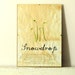 Pressed Flowers- Snowdrops in Frame (1)