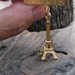 Vintage Eiffel Tower Travel Charm / Paris Lapel Pin Souvenir