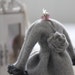 Pale Grey Fleece Wrap Dress: for Blythe.