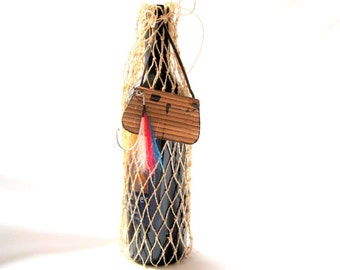 Fishing Net Wine Gift Bag - Fly and Creel