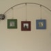Fishing Photo Frame - Metal Brown - 3 Frames