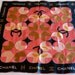 Vintage CHANEL Silk blend Scarf in Rose and Pink