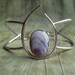 Cuff Bracelet - One Of A Kind - Sterling Silver and Shell - Modern Jewelry by Jyoti McCall