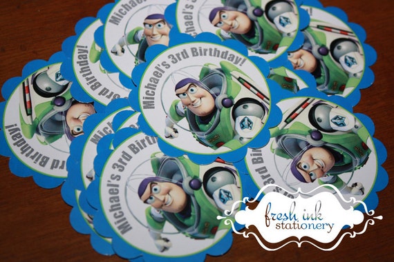 Personalized Buzz Lightyear Stickers