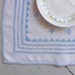 Vintage Swedish tablecloth / Geometric pattern