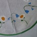 ON HOLD ////// Vintage Swedish tablecloth / Hand printed linen