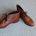 RESERVE for kittycannon SIZE 5- 1980s brown lace up DEXTER ankle boots